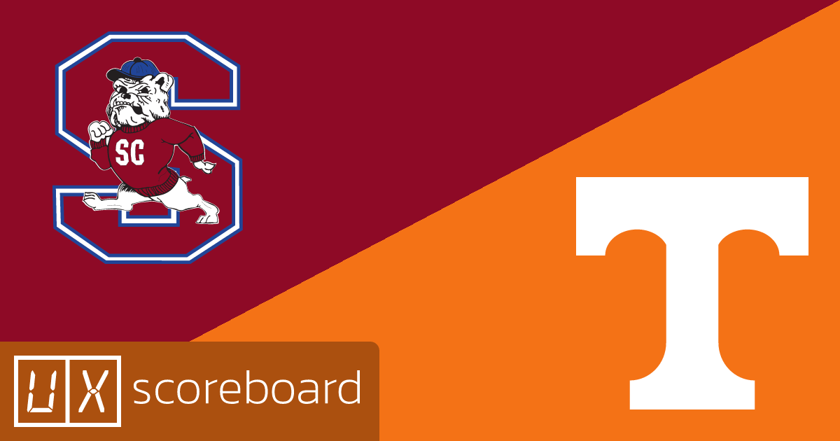 South Carolina State Bulldogs vs Tennessee Volunteers game highlights
