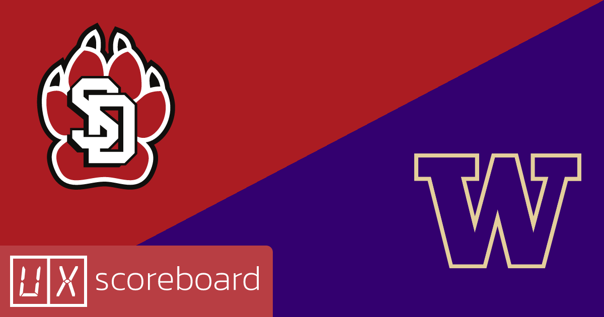 South Dakota Coyotes vs Washington Huskies game highlights