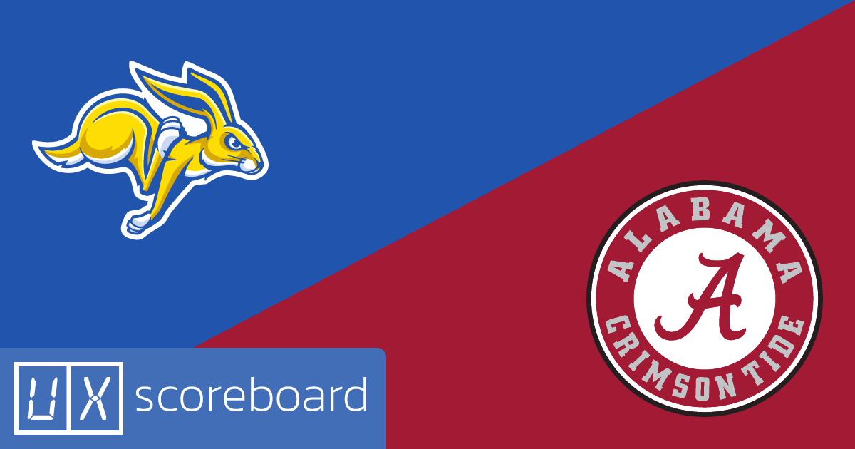 South Dakota State Jackrabbits vs Alabama Crimson Tide game highlights