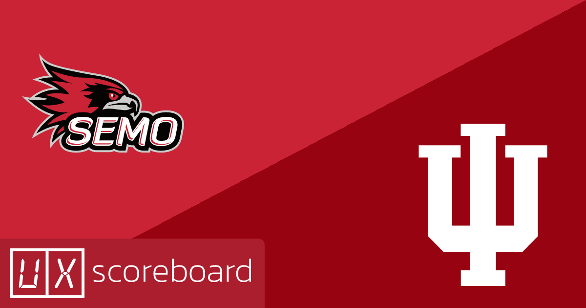 Southeast Missouri State Redhawks vs Indiana Hoosiers game highlights