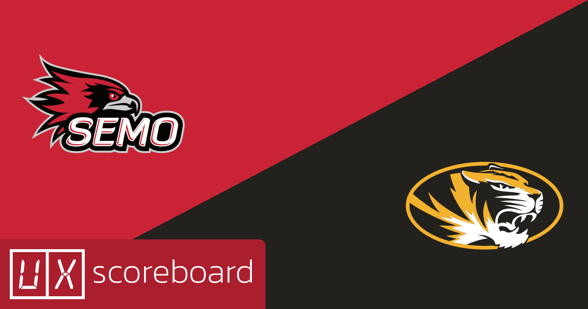 Southeast Missouri State Redhawks vs Missouri Tigers game highlights
