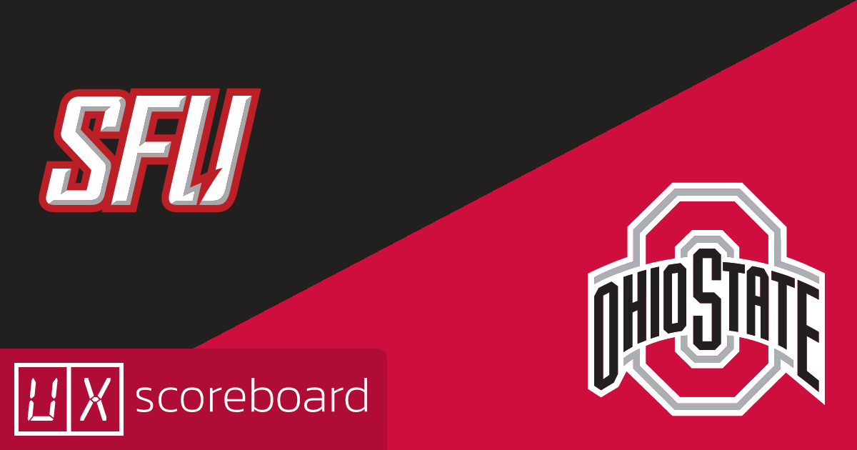 St. Francis (PA) Red Flash vs Ohio State Buckeyes game highlights
