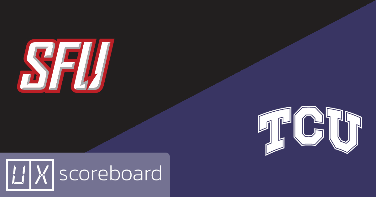 St. Francis (PA) Red Flash vs TCU Horned Frogs game highlights