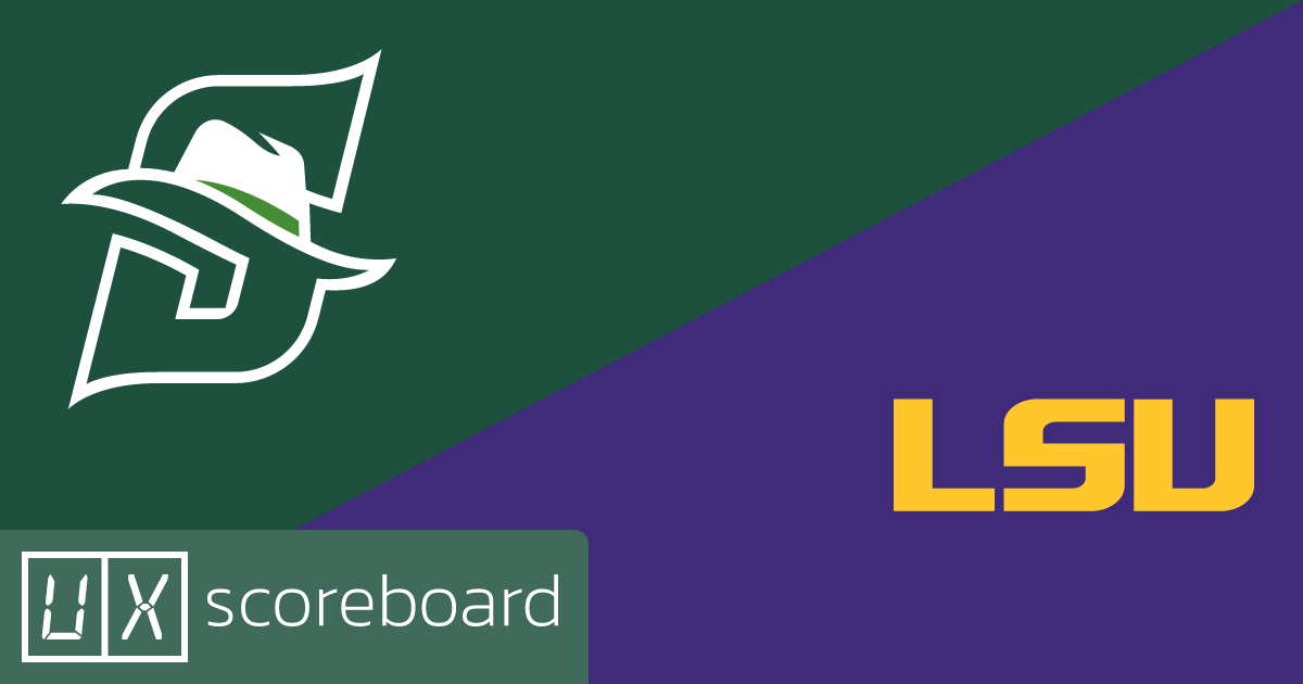 Stetson Hatters vs LSU Tigers game highlights