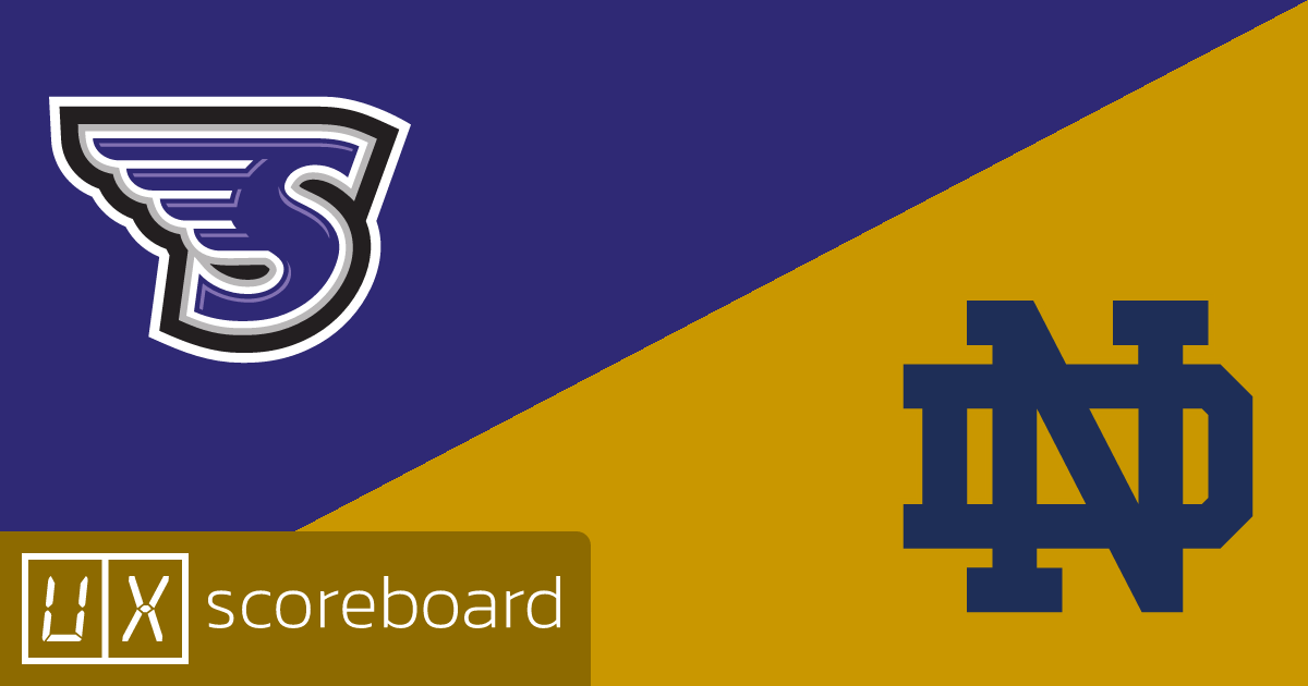 Stonehill Skyhawks vs Notre Dame Fighting Irish game highlights