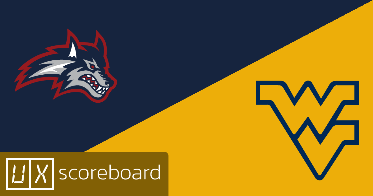 Stony Brook Seawolves vs West Virginia Mountaineers game highlights