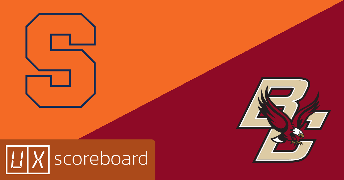 Syracuse Orange vs Boston College Eagles game highlights