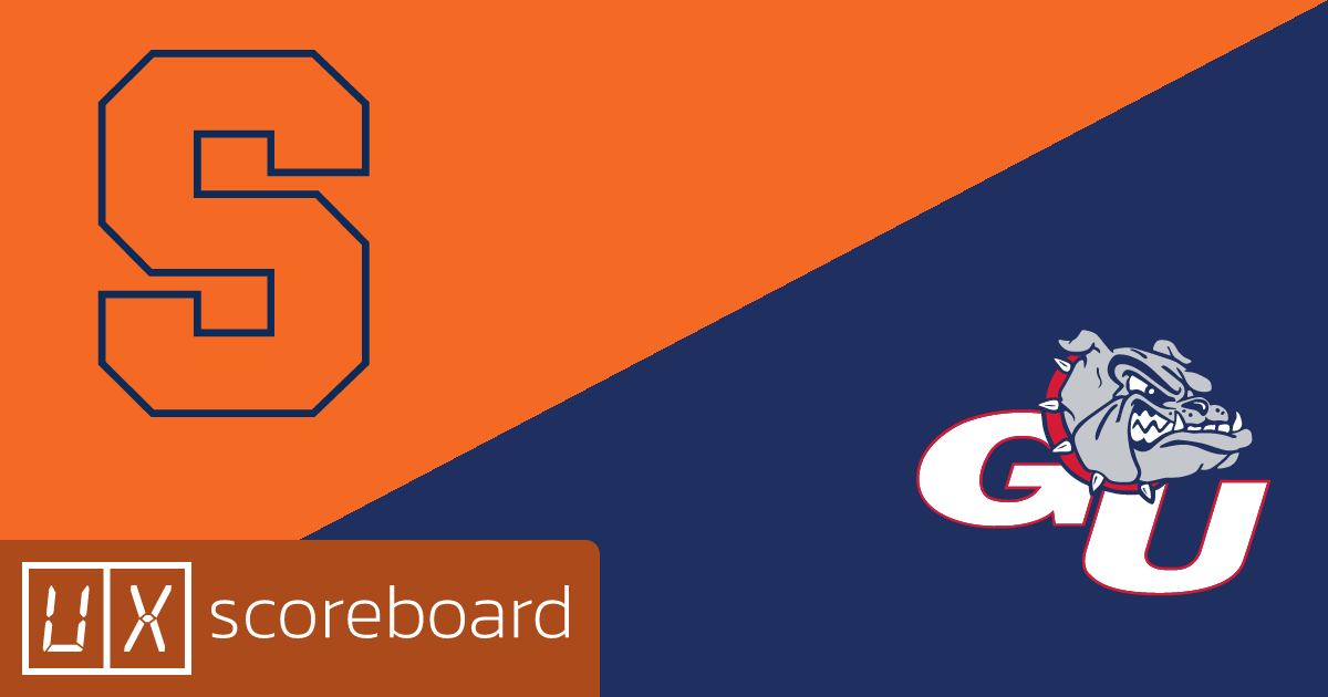 Syracuse Orange vs Gonzaga Bulldogs game highlights