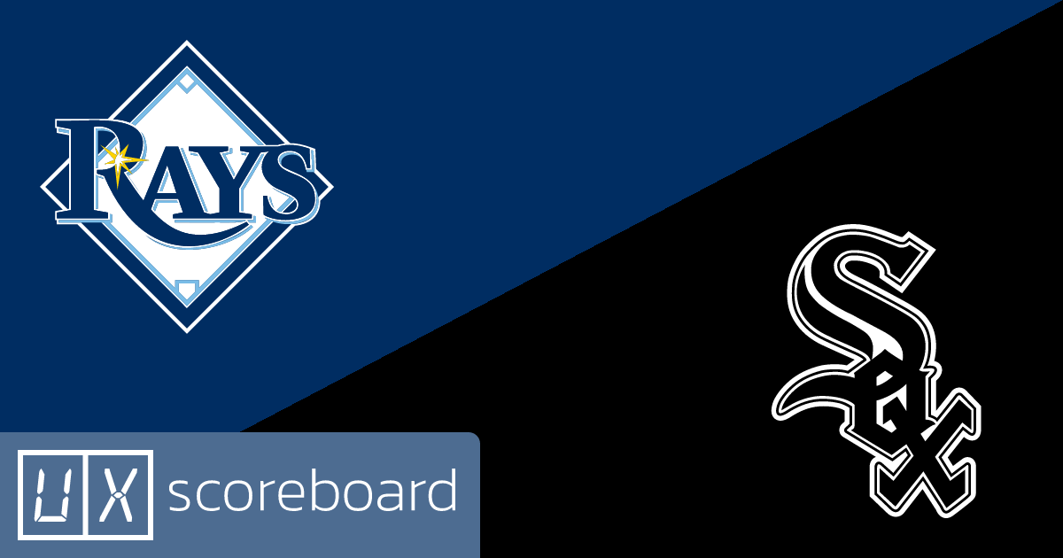 Tampa Bay Rays vs Chicago White Sox game highlights
