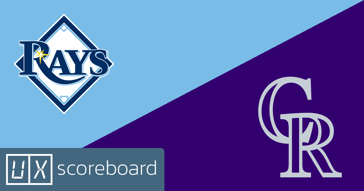 Tampa Bay Rays vs Colorado Rockies game highlights