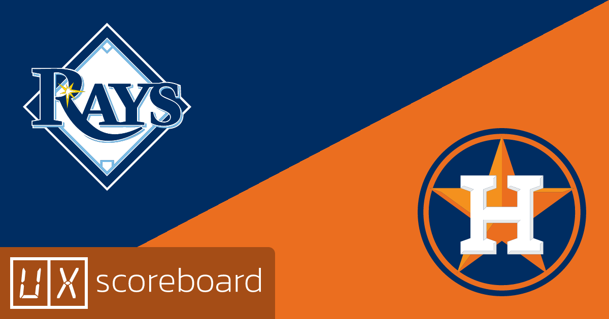 Tampa Bay Rays vs Houston Astros game highlights