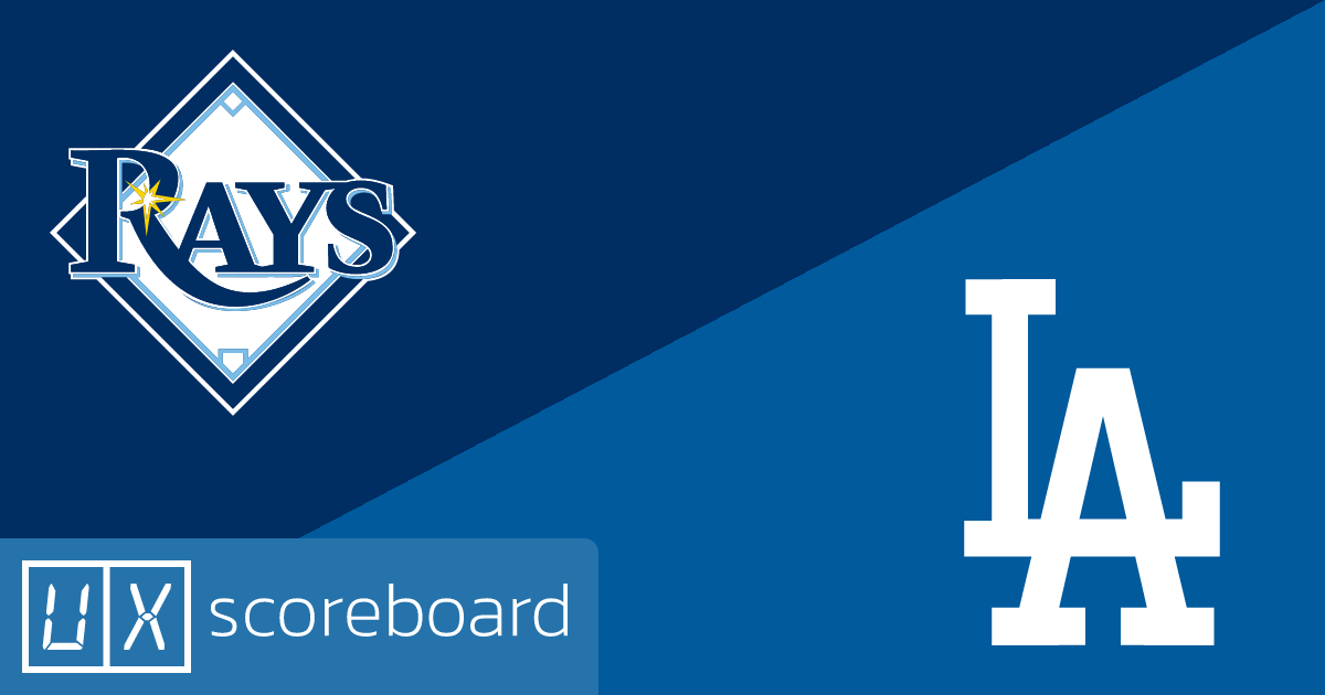 Tampa Bay Rays vs Los Angeles Dodgers game highlights