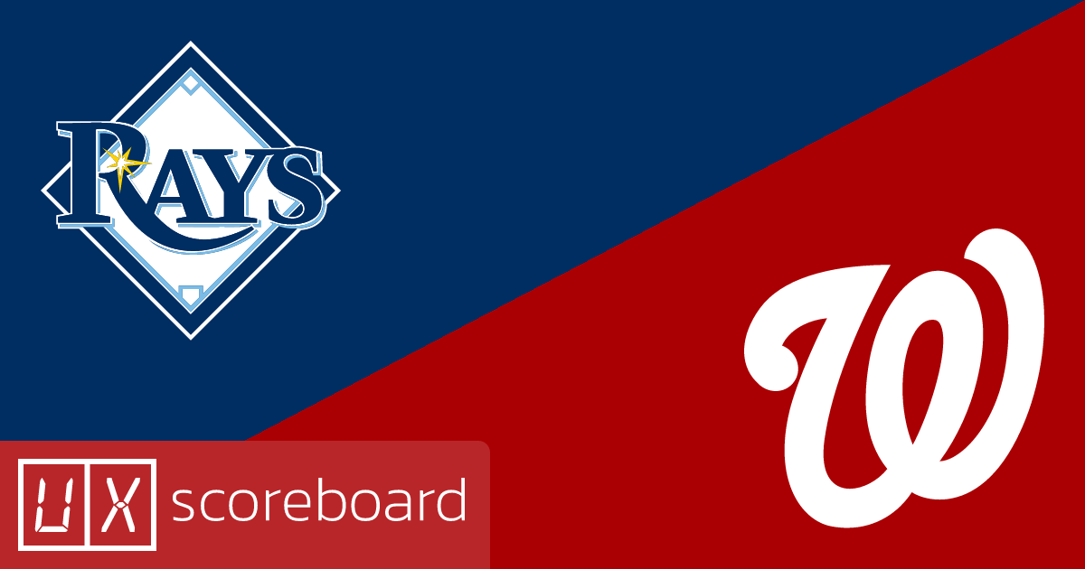Tampa Bay Rays vs Washington Nationals game highlights