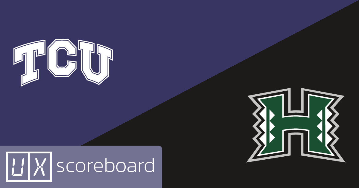 TCU Horned Frogs vs Hawai'i Rainbow Warriors game highlights