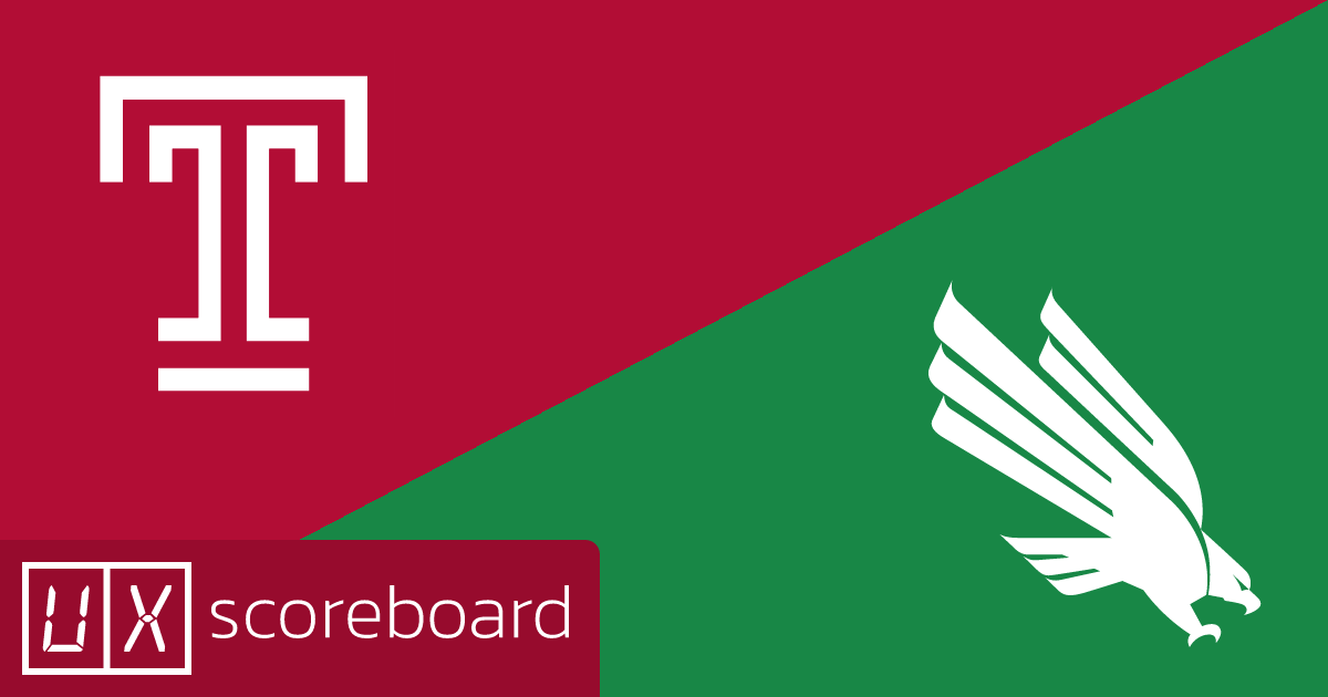 Temple Owls vs North Texas Mean Green game highlights