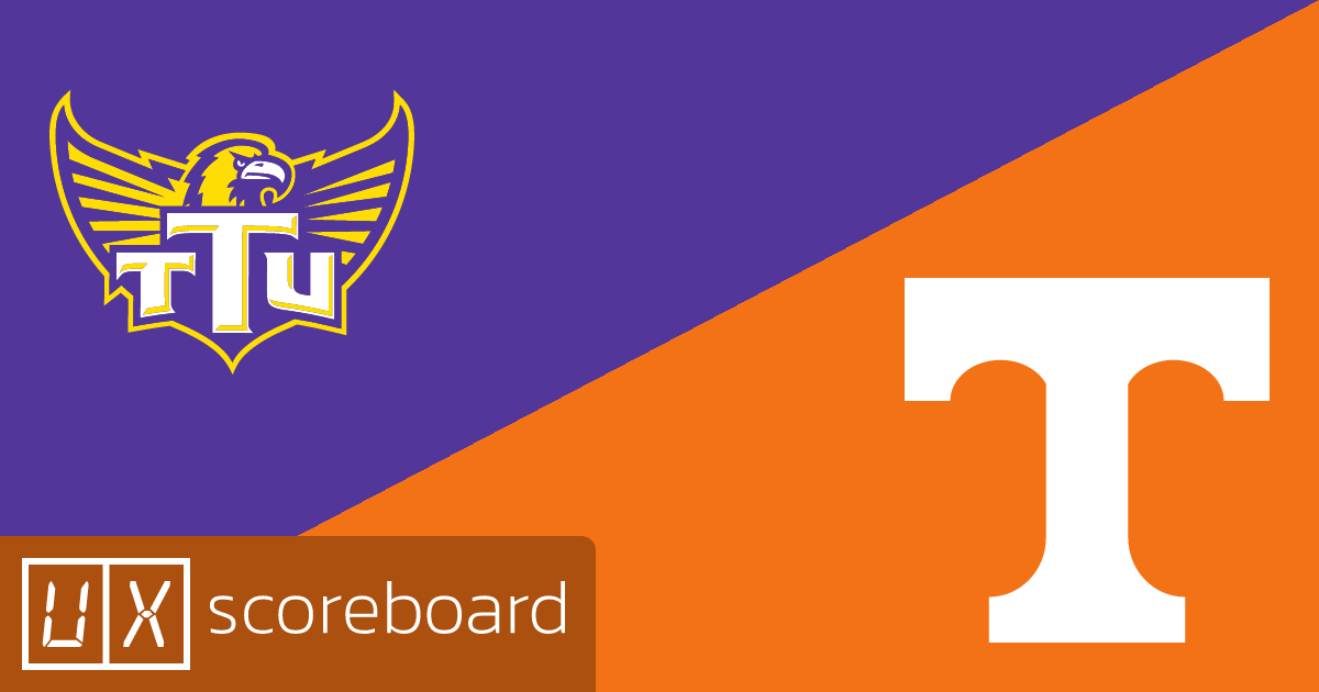 Tennessee Tech Golden Eagles vs Tennessee Volunteers game highlights