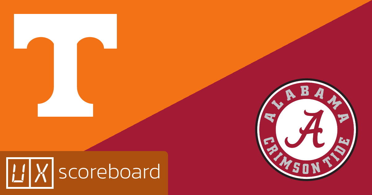 Tennessee Volunteers vs Alabama Crimson Tide game highlights