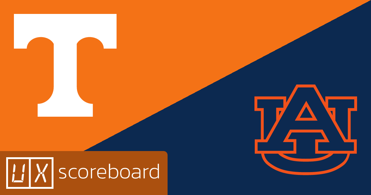 Tennessee Volunteers vs Auburn Tigers game highlights
