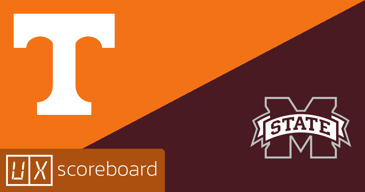 Tennessee Volunteers vs Mississippi State Bulldogs game highlights