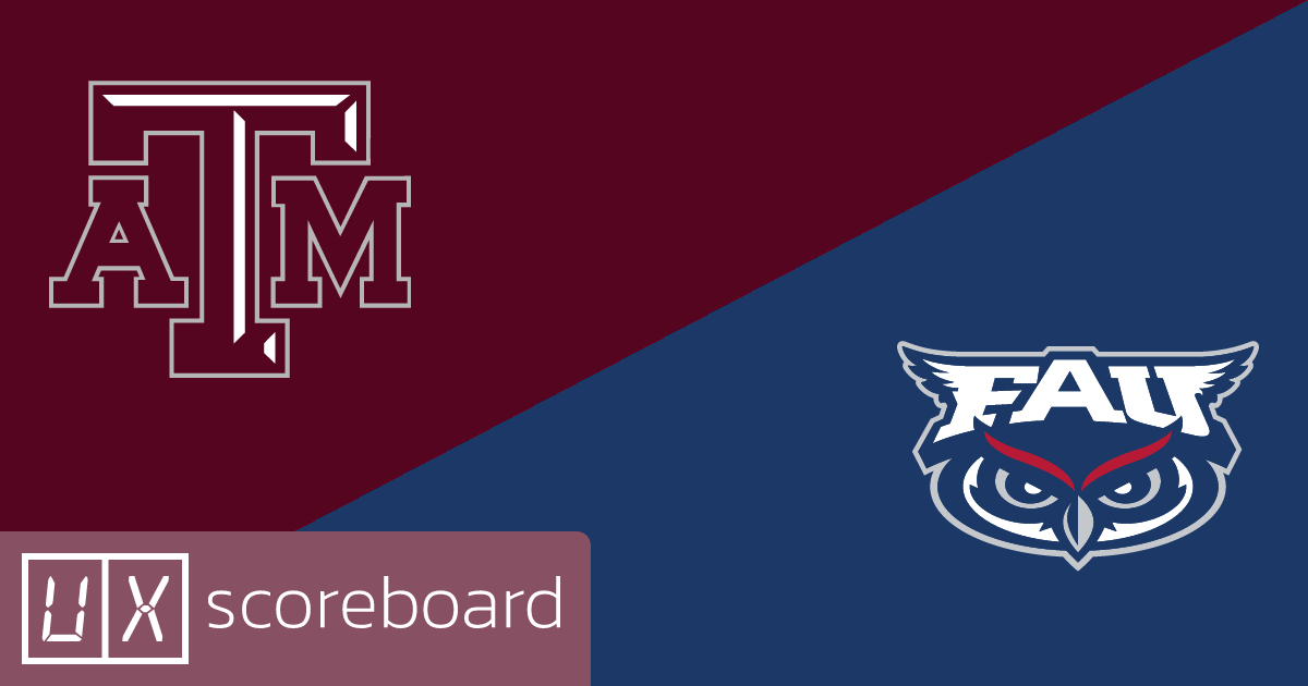Texas A&M Aggies vs Florida Atlantic Owls game highlights