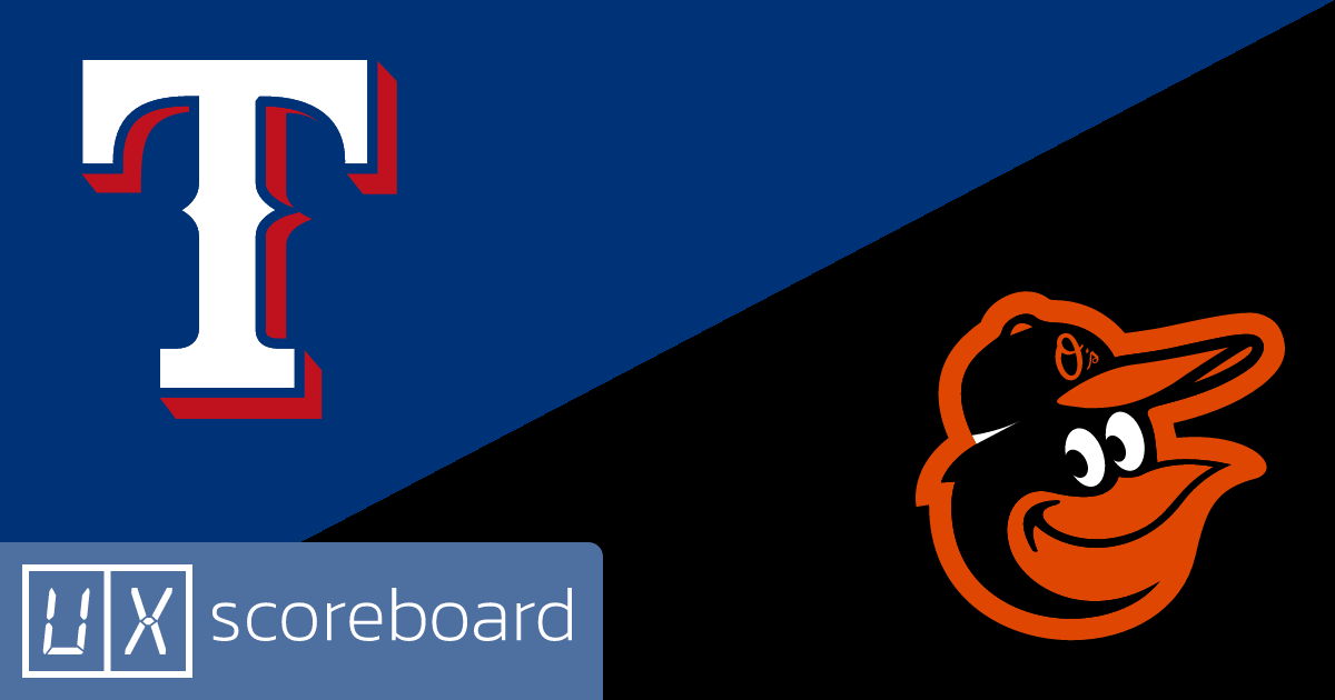 Texas Rangers vs Baltimore Orioles game highlights