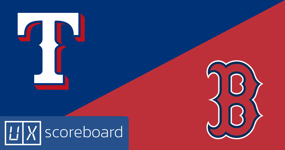Texas Rangers vs Boston Red Sox game highlights