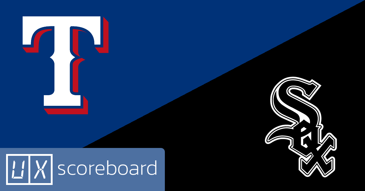 Texas Rangers vs Chicago White Sox game highlights