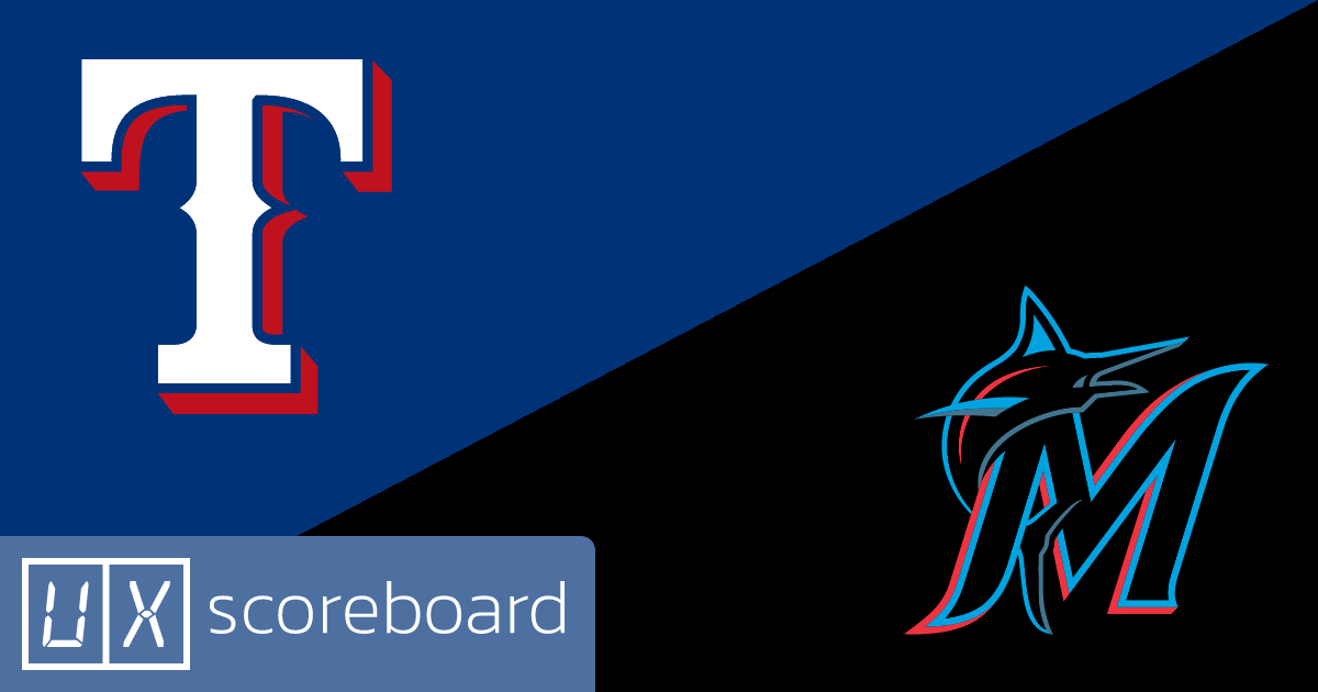 Texas Rangers vs Miami Marlins game highlights