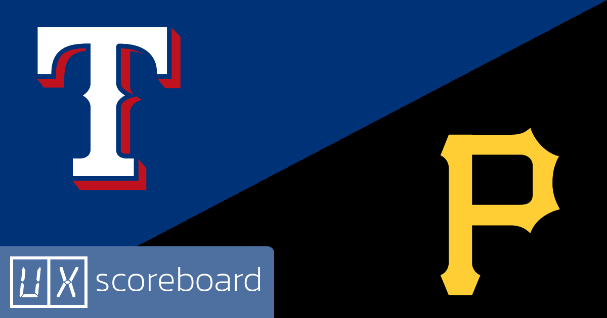 Texas Rangers vs Pittsburgh Pirates game highlights
