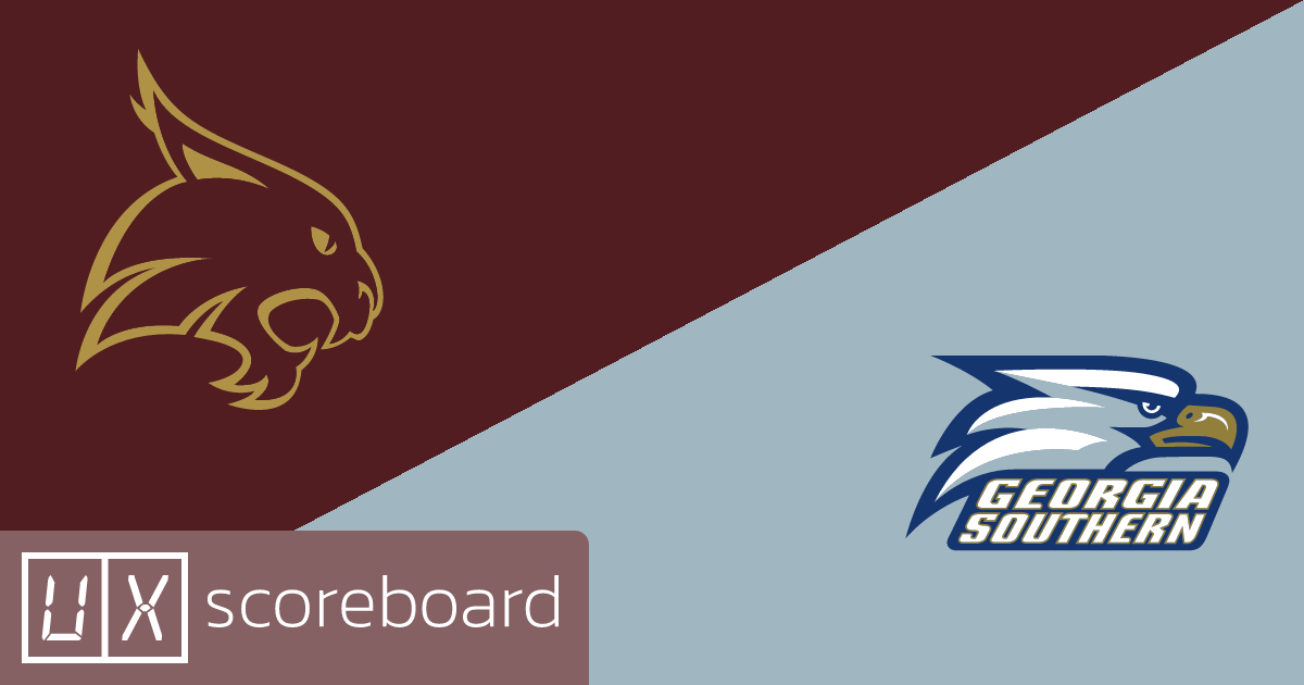 Texas State Bobcats vs Georgia Southern Eagles game highlights