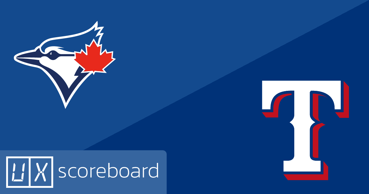 Toronto Blue Jays vs Texas Rangers game highlights