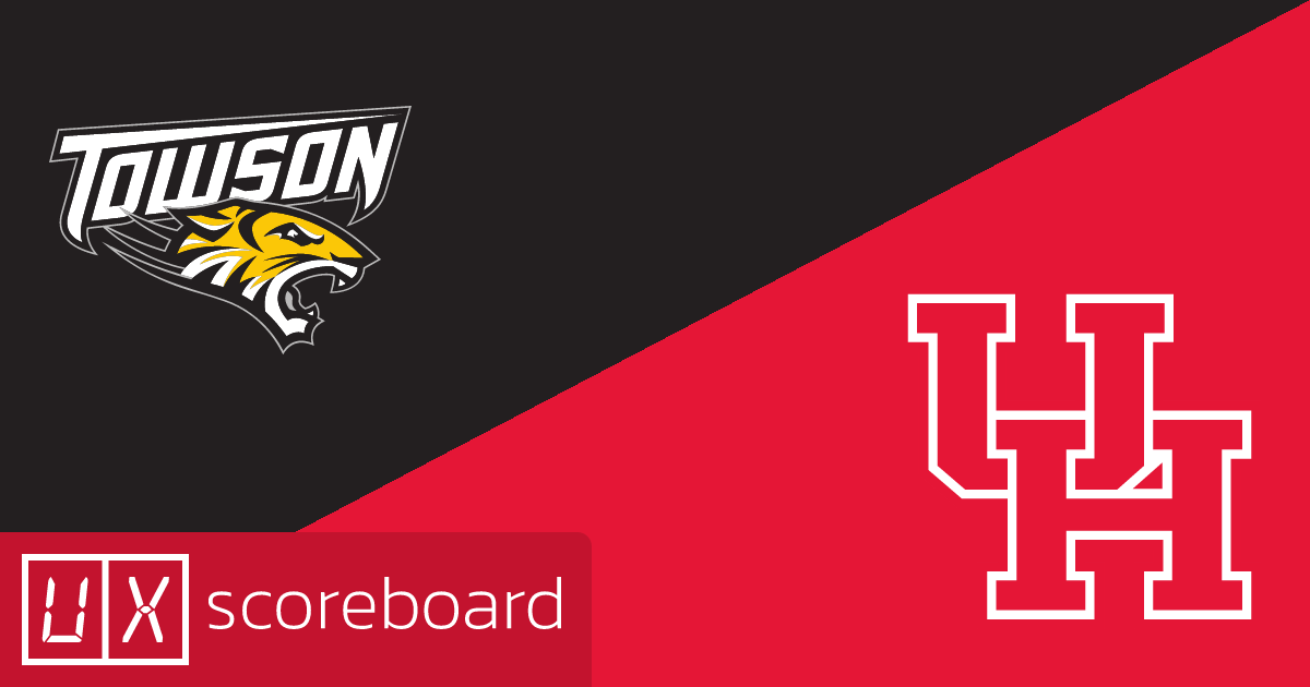 Towson Tigers vs Houston Cougars game highlights