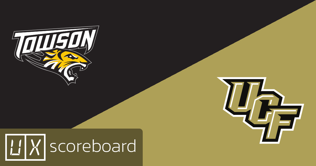 Towson Tigers vs UCF Knights game highlights