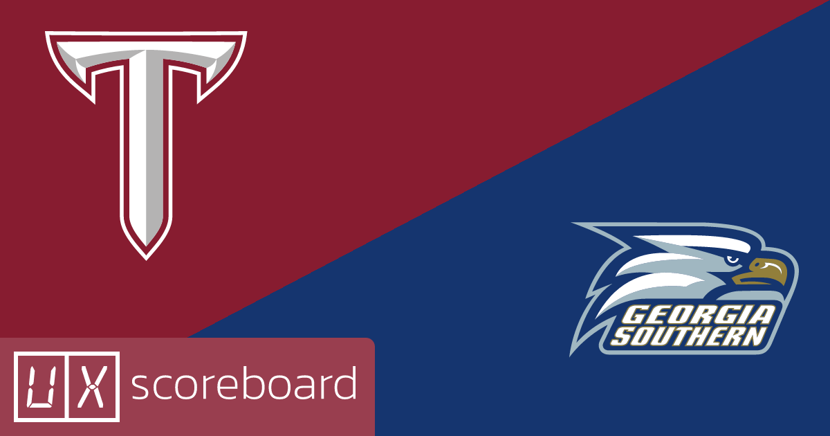 Troy Trojans vs Georgia Southern Eagles game highlights