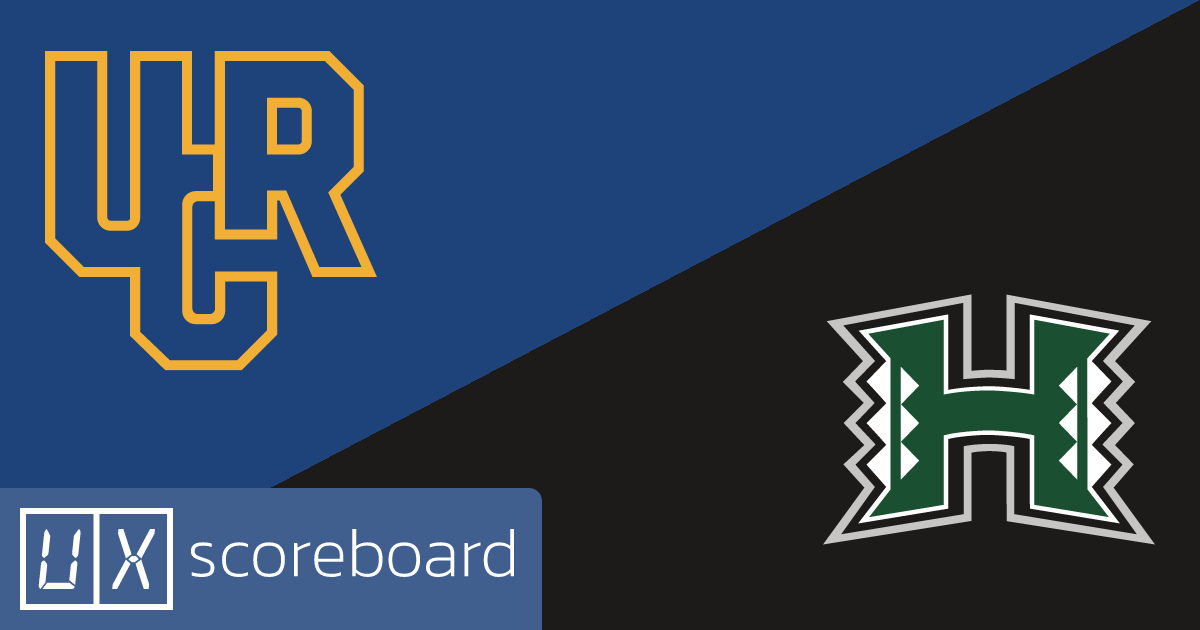 UC Riverside Highlanders vs Hawai'i Rainbow Warriors game highlights