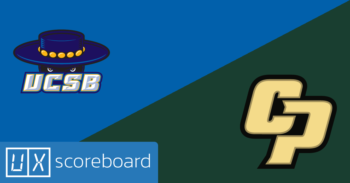 UC Santa Barbara Gauchos vs Cal Poly Mustangs game highlights