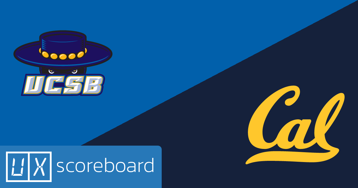 UC Santa Barbara Gauchos vs California Golden Bears game highlights