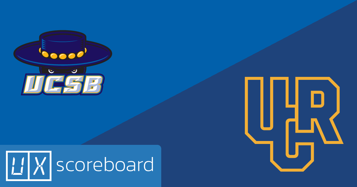 UC Santa Barbara Gauchos vs UC Riverside Highlanders game highlights