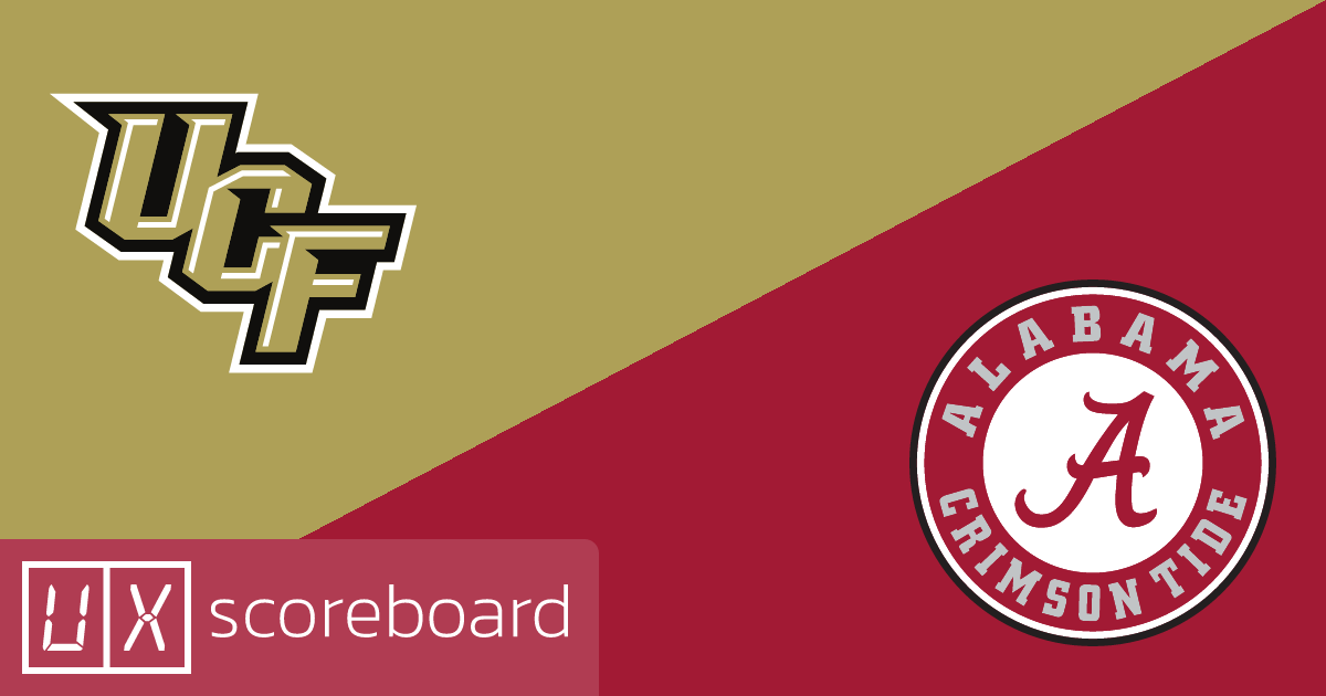 UCF Knights vs Alabama Crimson Tide game highlights