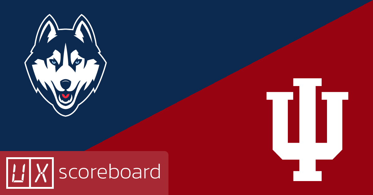 UConn Huskies vs Indiana Hoosiers game highlights