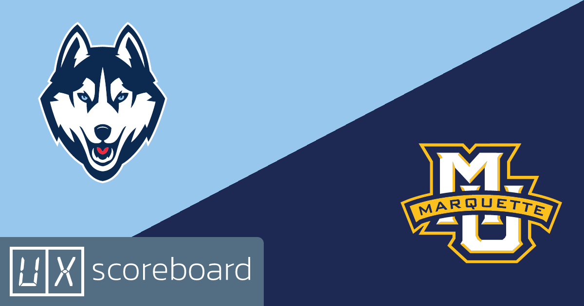 UConn Huskies vs Marquette Golden Eagles game highlights