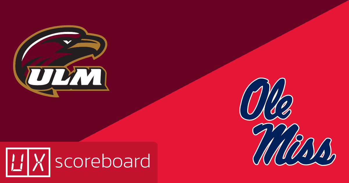UL Monroe Warhawks vs Ole Miss Rebels game highlights