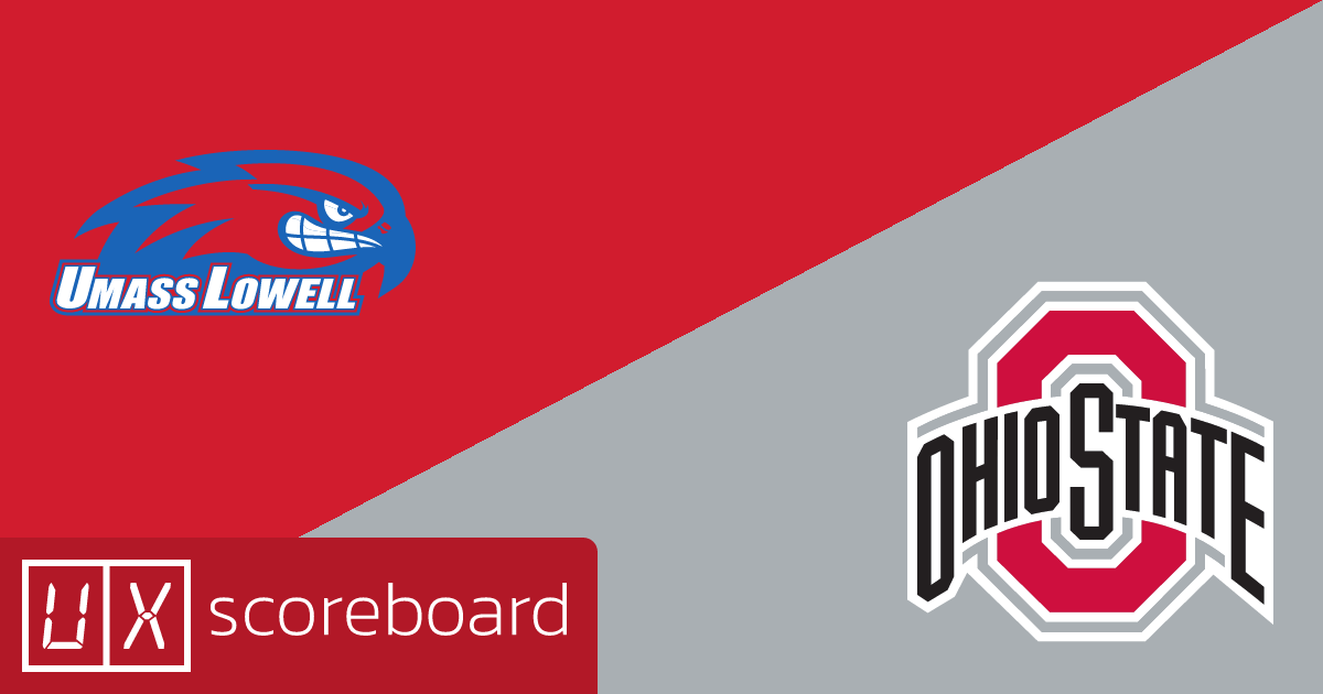 UMass Lowell River Hawks vs Ohio State Buckeyes game highlights