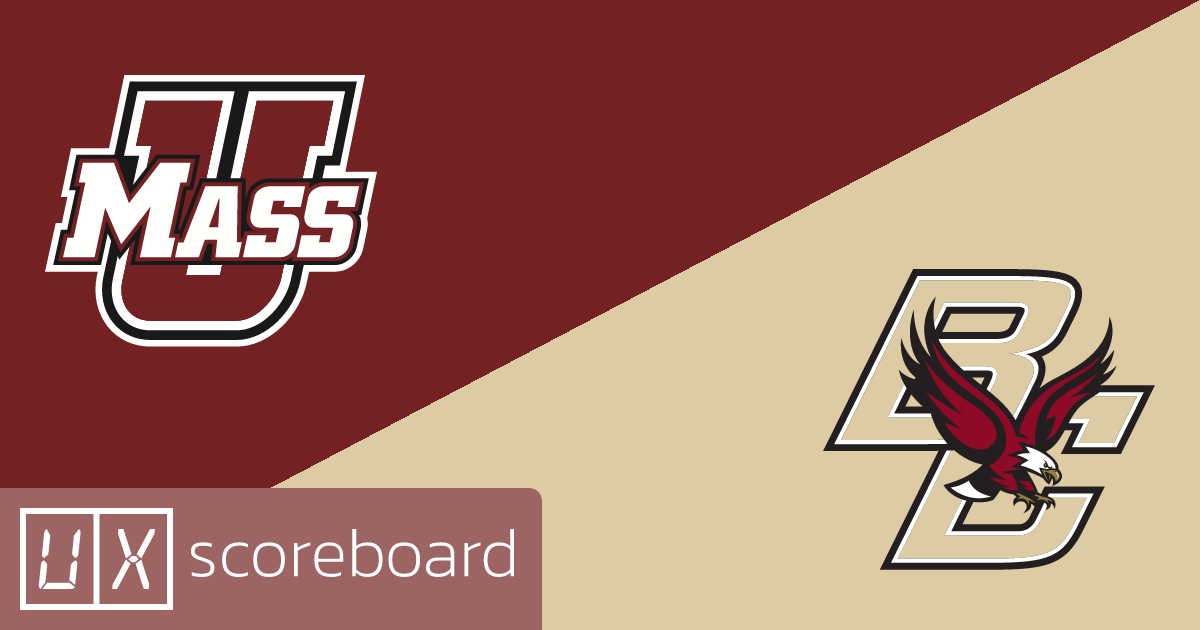 UMass Minutemen vs Boston College Eagles game highlights