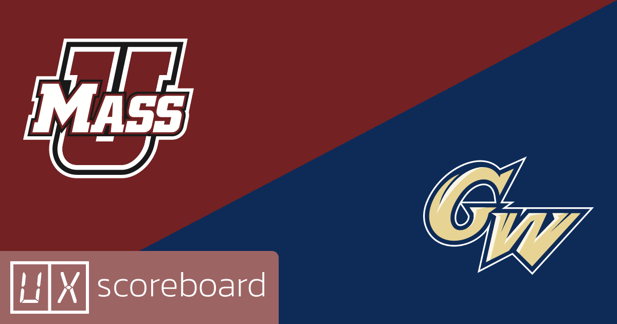UMass Minutemen vs George Washington Revolutionaries game highlights