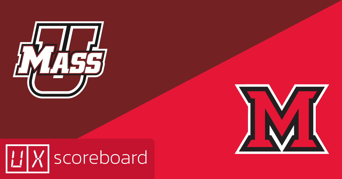 UMass Minutemen vs Miami (OH) Redhawks game highlights