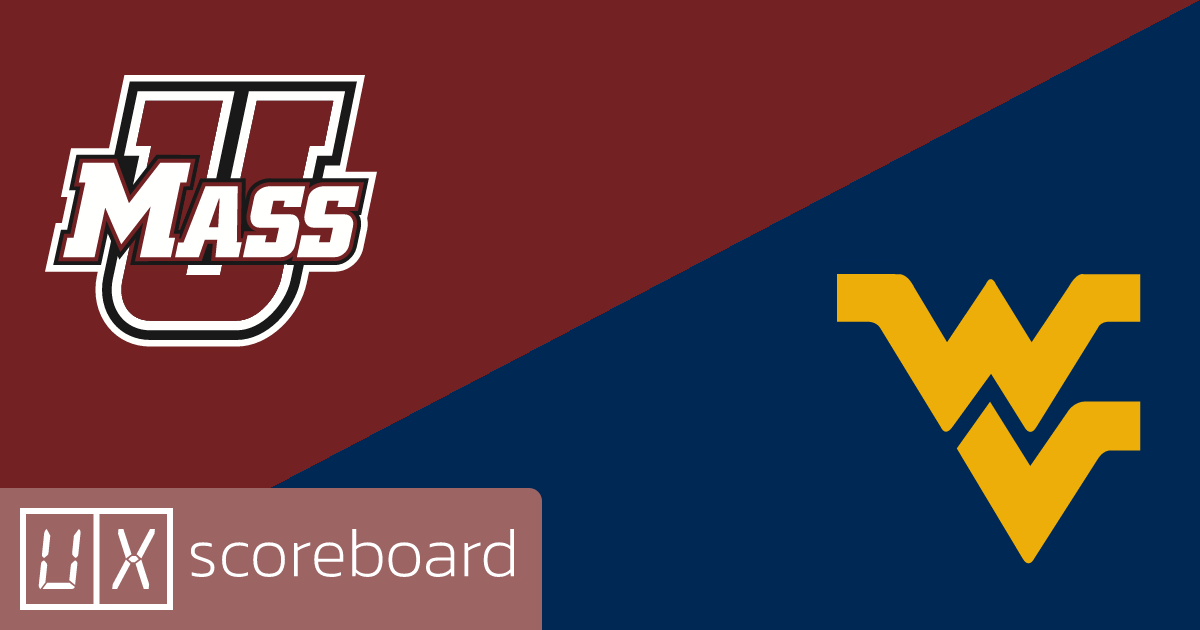 UMass Minutemen vs West Virginia Mountaineers game highlights