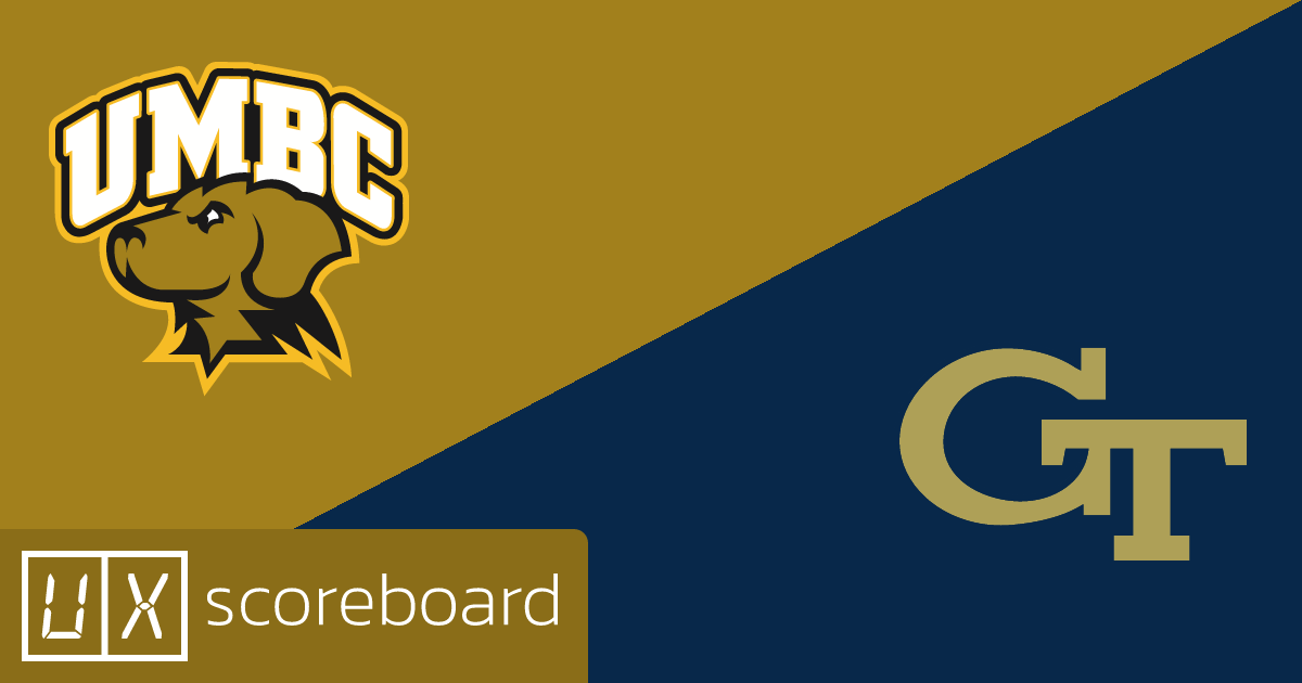 UMBC Retrievers vs Georgia Tech Yellow Jackets game highlights