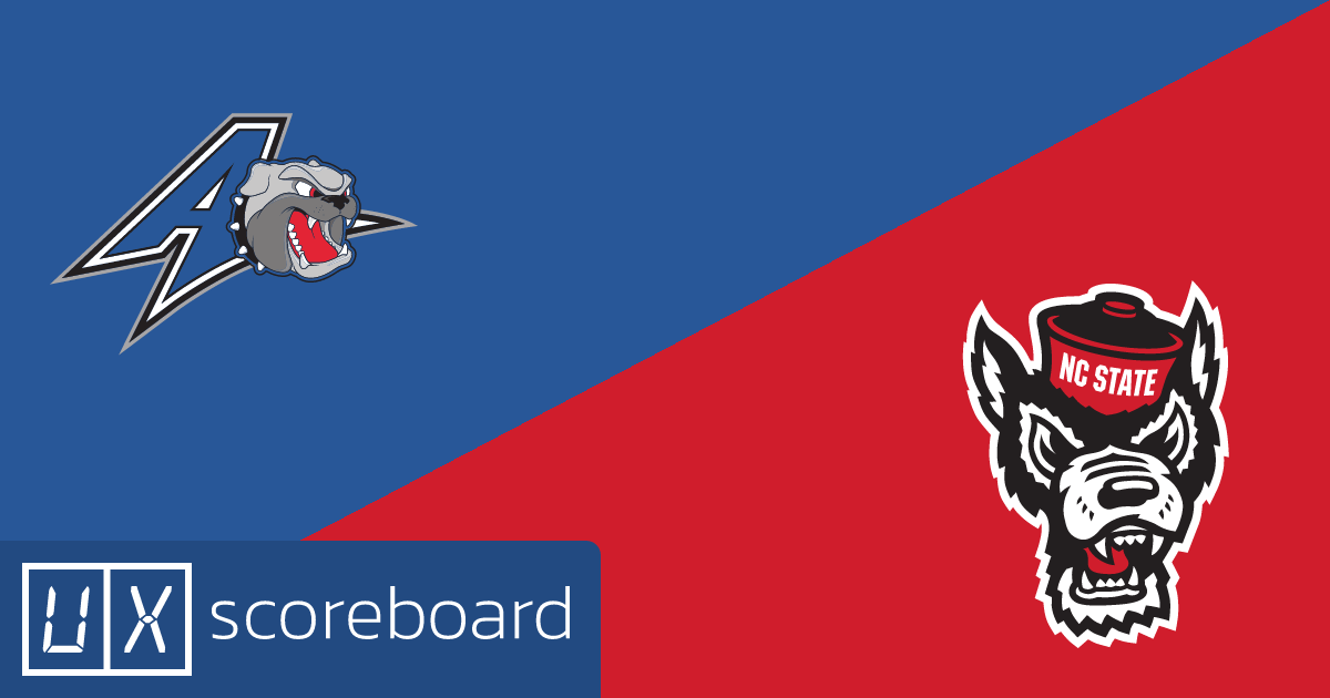 UNC Asheville Bulldogs vs NC State Wolfpack game highlights