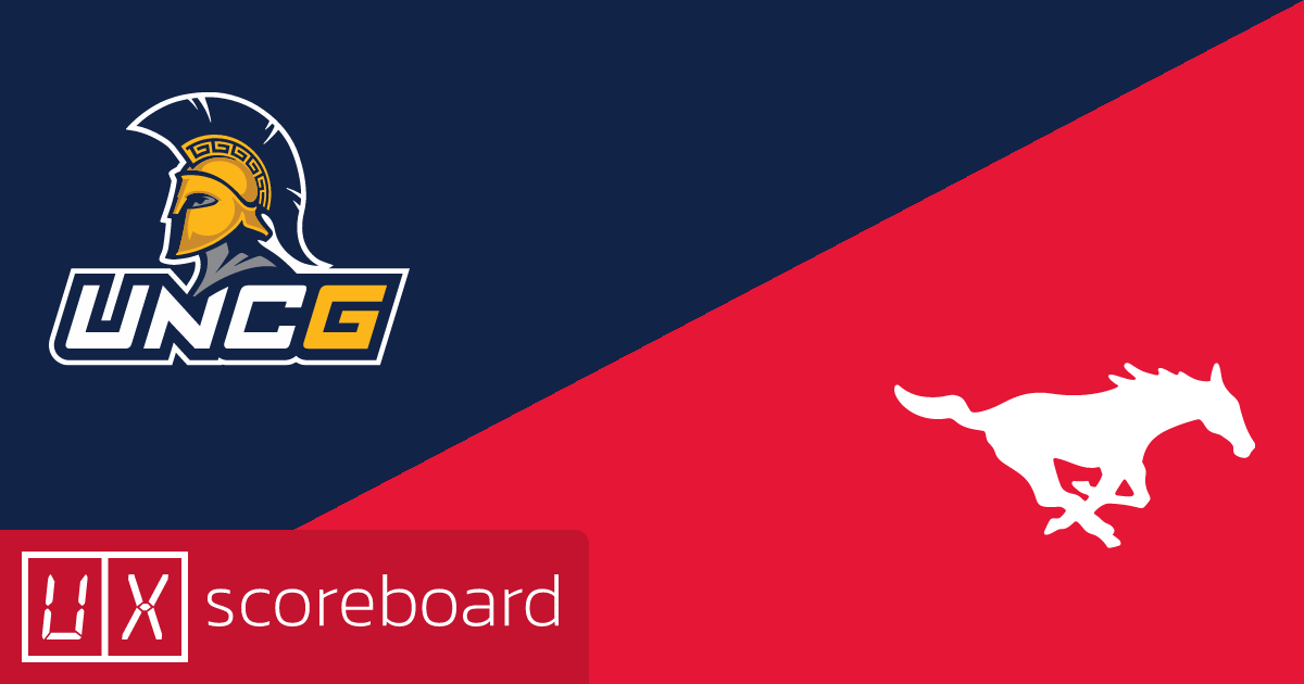 UNC Greensboro Spartans vs SMU Mustangs game highlights